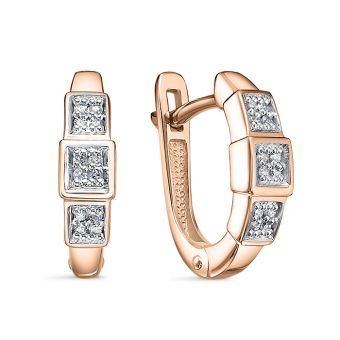 Earrings with diamonds 