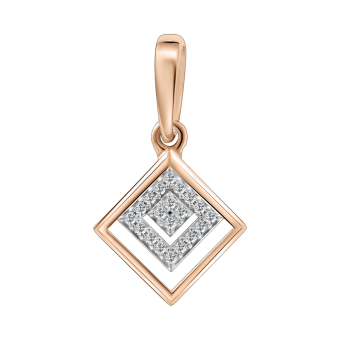 Pendant with diamonds 