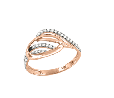 Women's ring with zirkonia 