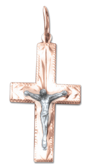 Anhänger – Kreuz mit Gravur 