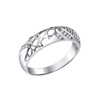 Ladies Ring with zirconia 