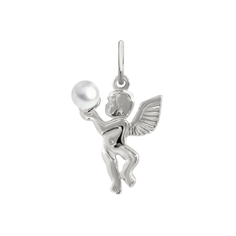 Pendant - Angel with pearl 
