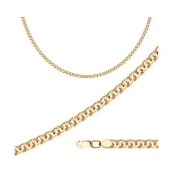 Gold plated chain 60 cm