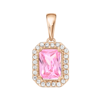 Pendant with zirconia 