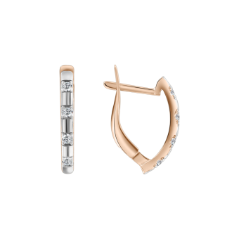 Earrings with diamonds 