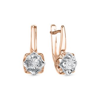 Earrings with diamonds 