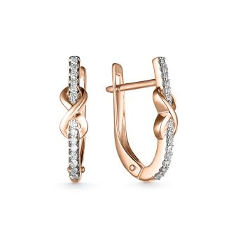 Earrings with diamonds 