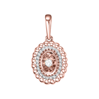 Pendant with diamonds 