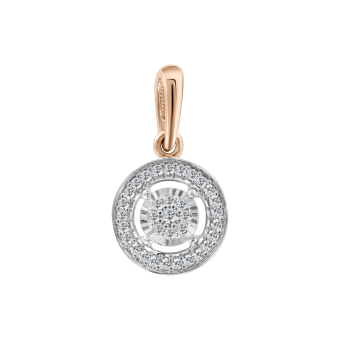 Pendant with diamonds 