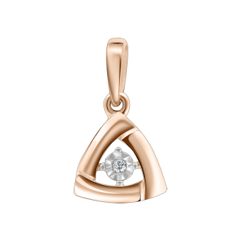 Pendant with diamond 