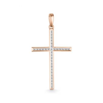 Anhänger – Kreuz mit Brillanten 