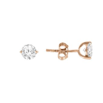 Earrings with zirconia 