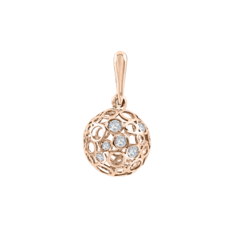 Pendant with zirconia 