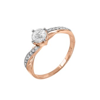 Women's ring with zirkonia Swarovski 