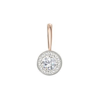 Pendant with zirconia 