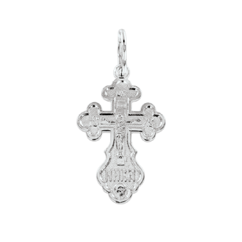 Pendant cross with engraving 