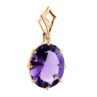 Pendant with amethyst 