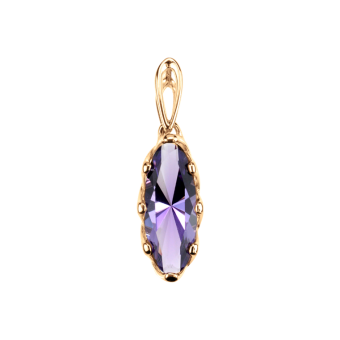 Pendant with amethyst 