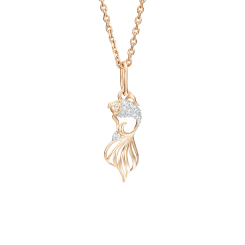 Pendant with zirconia 