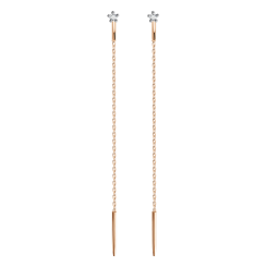 Earrings with diamonds 