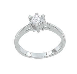 Ladies Ring with zirconia 