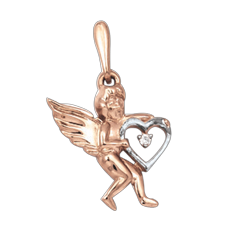 Pendant with zirconia 