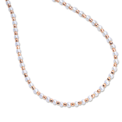 Collier mit Perlen 50 cm ca. 10,6 gr.