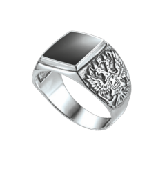 Herrenring mit Onyx 