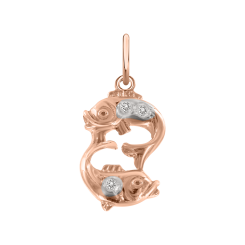 Pendant Zodiac sign Pisces 