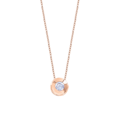 Collier mit Anhänger und Zirkonia 