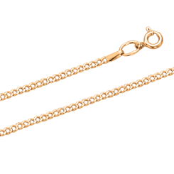 Yellow gold chain 45 cm