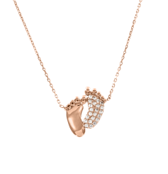 Chain with pendant "Baby feet" 