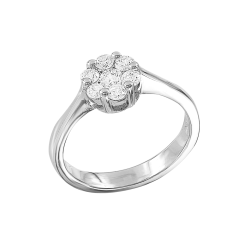 Ladies ring with zirconia 