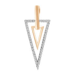 Pendant with zirconia 