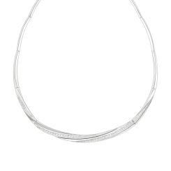 Necklace with zirconia 