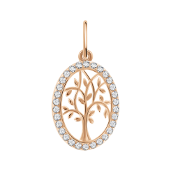 Pendant with zirconia 