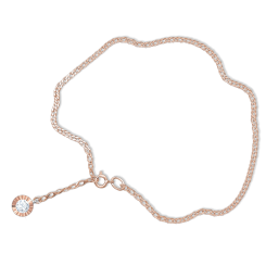 Fußkette mit Zirkonia 1,8 g
