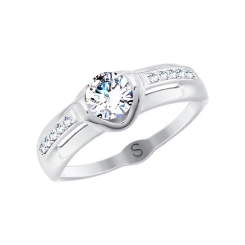Damenring mit Zirkonia Swarovski 