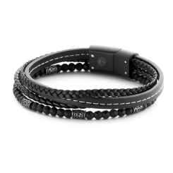 Armband mit Hämatit-Kugeln 