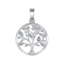 Anhänger "Baum des Lebens" mit Zirkonia 