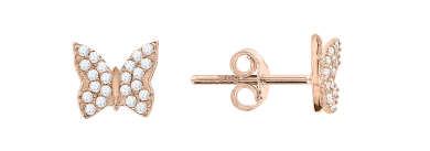 Stud earrings Butterfly 