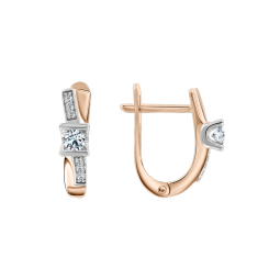 Earrings with diamonds 