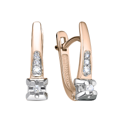 Earrings with diamonds 