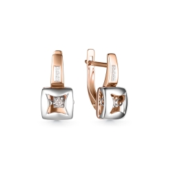 Earrings with diamonds 