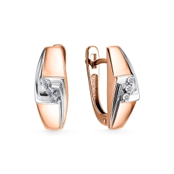 Earrings with diamonds 