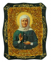 Orthodoxe Ikone der "Heilige Matrona von Moskau" 