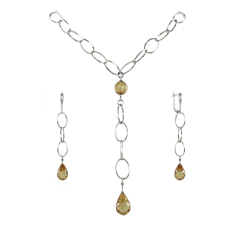 Necklace and earrings 