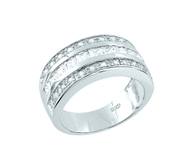 Ladies Ring with zirconia 