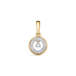 Pendant with diamonds 