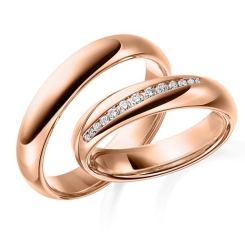 Trauringe mit Brillanten 